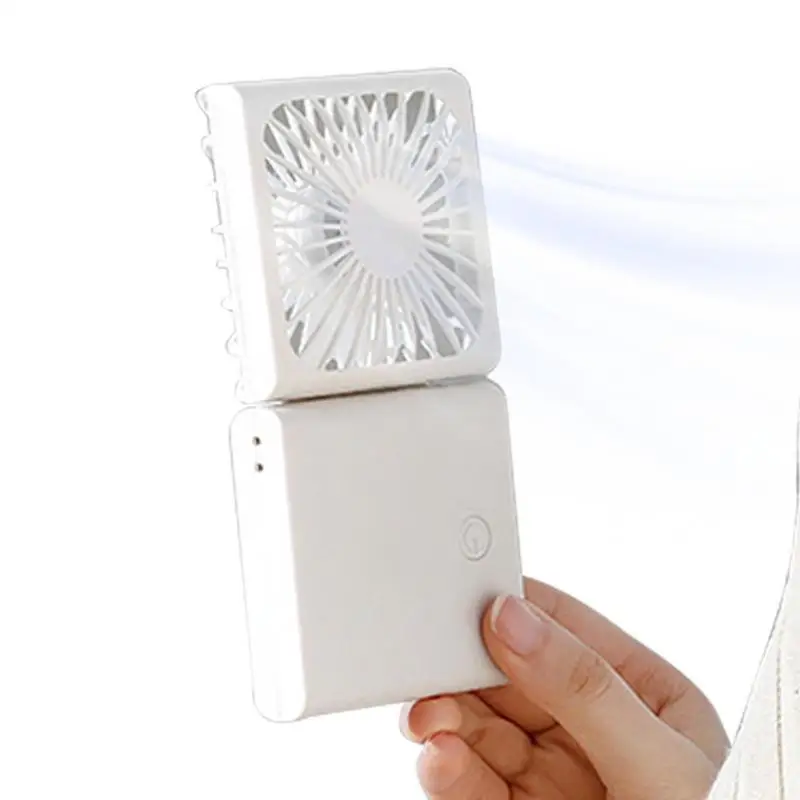 

Handheld Fan Mini Fan 1500mAh USB Rechargeable Personal Fan 180 Degree Fold And 3rd Speed Handheld Fan For Working Travel