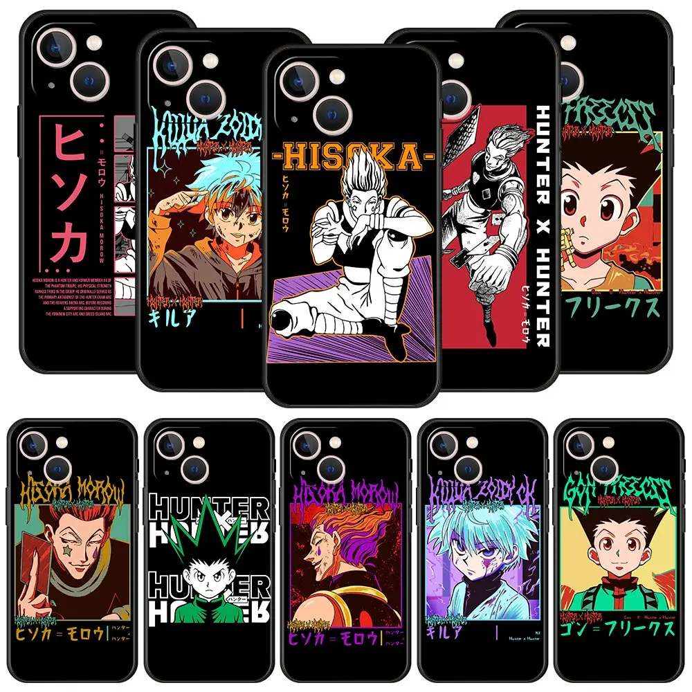 

Japanese HUNTER X HUNTER Anime Hisoka Funda Phone Cases For iPhone 11 12 13 14 Pro Max Mini X XR XS 7 8 Plus SE 2020 Soft Cover