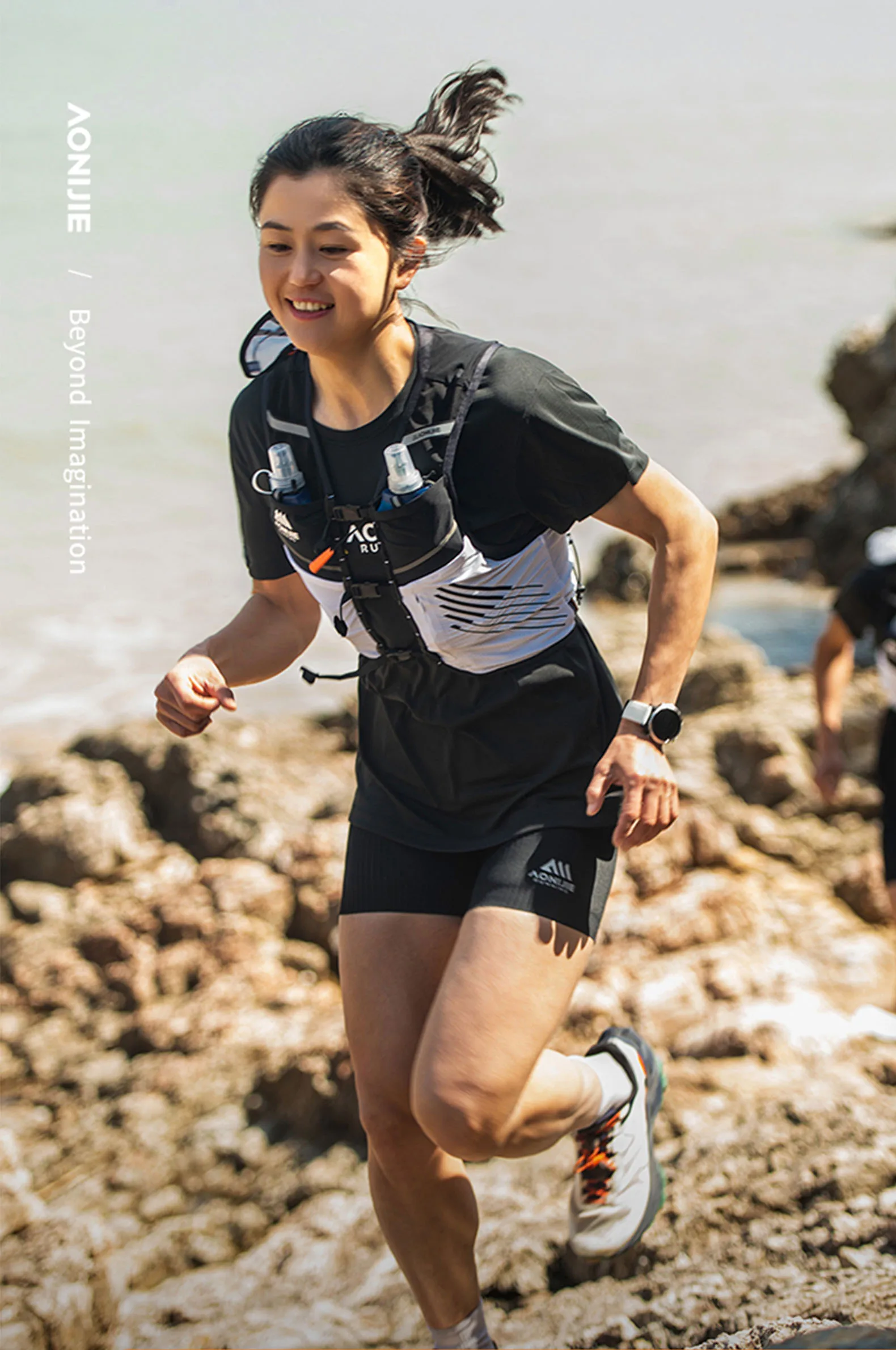 Рюкзак Aonijie 5L C9116 для бега жилет с гидратацией легкая сумка поездок по марафону