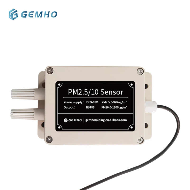 Waterproof Air Quality Monitor pm2.5 pm10 Outdoor Wall-Mounted Meter Sensor