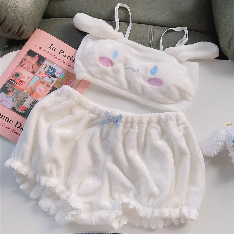 Домашняя одежда с героями мультфильмов Sanrio Kawaii универсальная вышитая основа