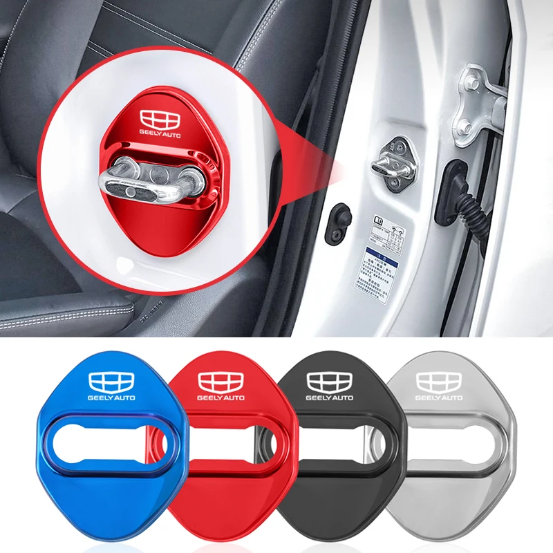 4 шт., наклейки с эмблемой автомобиля, защитный чехол для Geely Vision 2006-2020 Vision SUV 2016-2019 Binrui 2018-2020