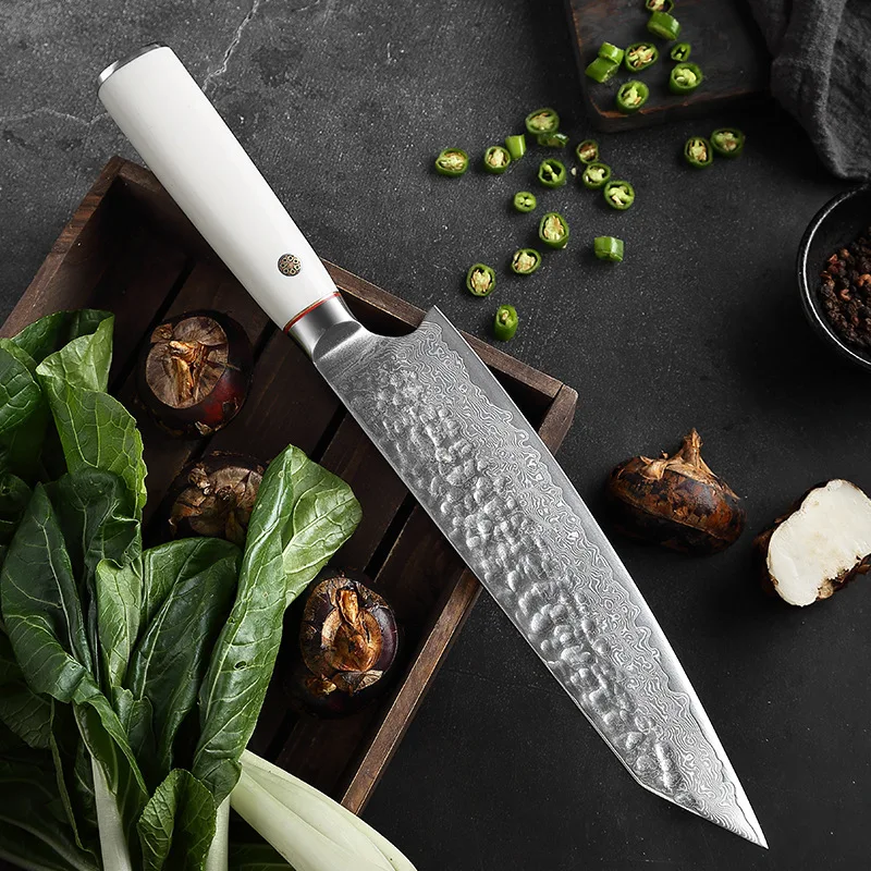 

Кухонный нож шеф-повара, острый резец из дамасской стали, для очистки овощей, бытовые кухонные предметы, кухонная утварь, для нарезки мяса, д...
