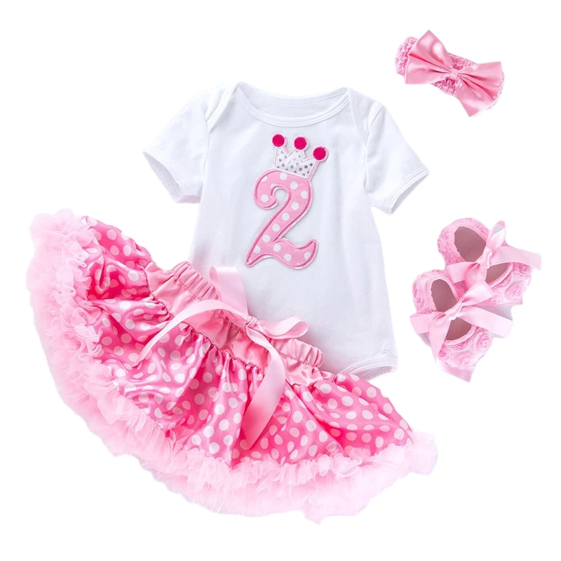 

Flower Princess Wedding Dress for Toddler Baby Girl 2 Year Old Baby Girl Birthday Dress Christening Gown Baptism Dresses