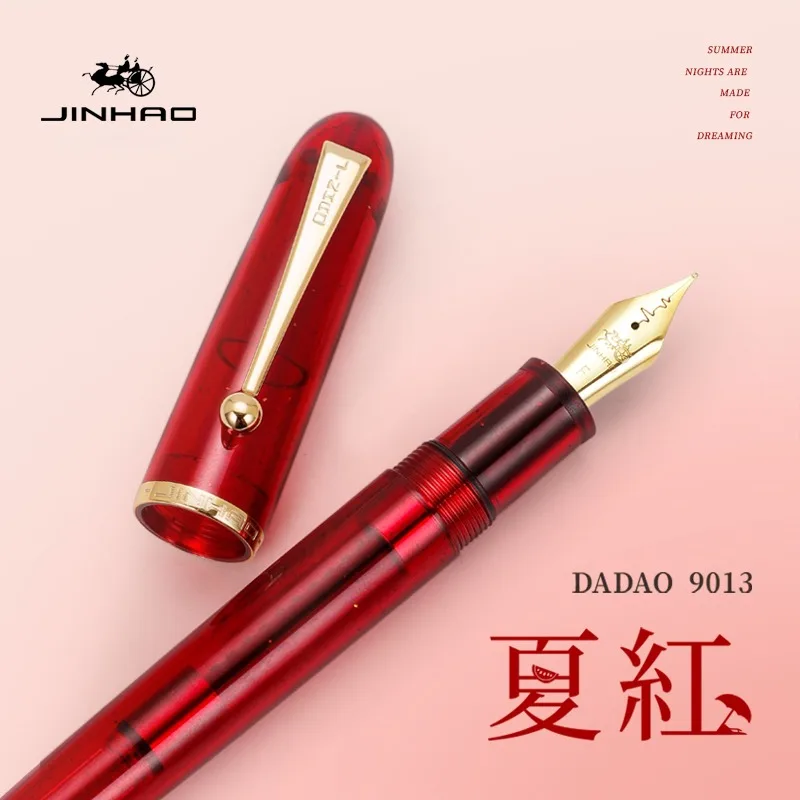 

Перьевая ручка JINHAO 9013, акриловая прозрачная ручка, наконечник 35 мм, офисные школьные принадлежности, канцелярские принадлежности, подарок для письма, чернильные ручки PK 9019