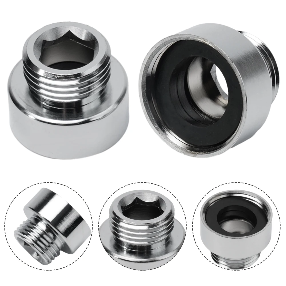 

For Shower Hose / Head Adaptor Parts Reducer 3/4" Female To 1/2" Male Bath Accessory Chrome Plated Brass Durable