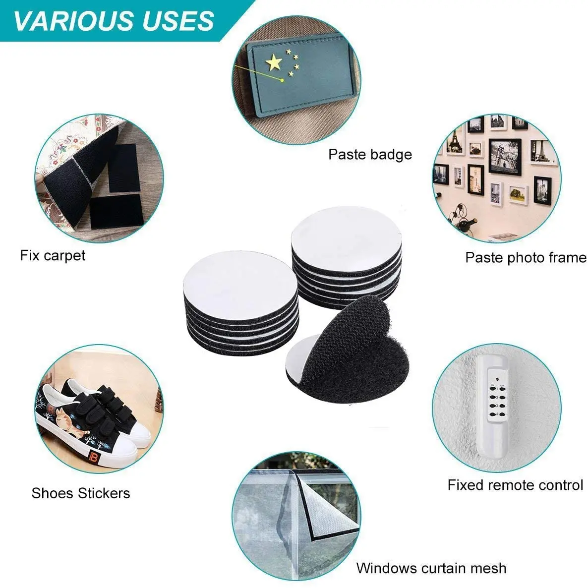 60 мм липкий нейлон наклейка лента крючок серьга простыня диван подушка коврик