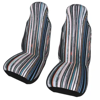 Vinyl Records Retro Stripes Universal Car Seat Cover Waterproof Travel Music Car Seat Covers Fiber Car Styling
