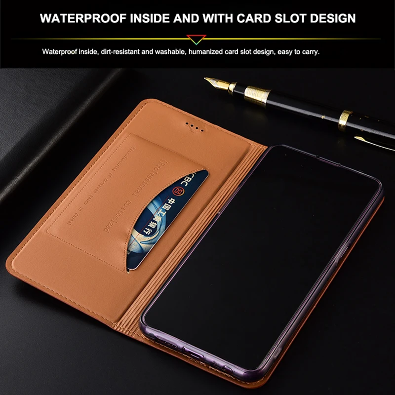 crocodile claw genuine leather flip case for infinix smart 5 6 pro smart hd 2021 card pocket phone wallet cover free global shipping