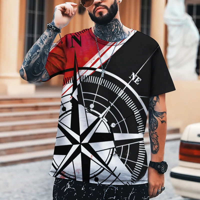 

Cool Pointer Retro T-shirt Male 3d Machine Printed Oversized T-shirt Street Summer Short-sleeved T-shirt 2022 Brand Clothing