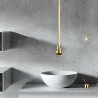 small ceiling water drop taps bathroom bathtub hang ceiling faucet solid brass ceiling basin faucet wall mounted tub