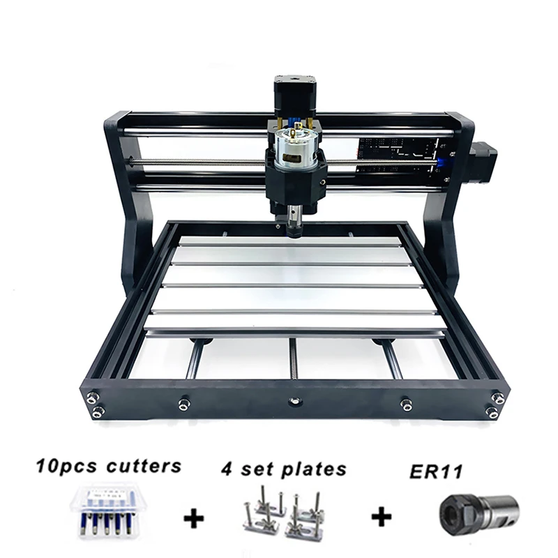 CNC 3018Pro Laser Engraver 0.5W-15W Laser CNC Milling Machine 3 Axis GRBL Control Laser Engraving Machine DIY Wood Router