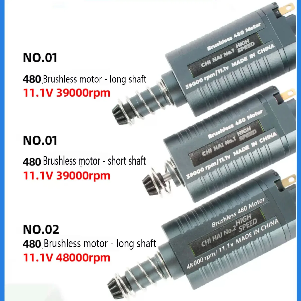 Бесщеточный двигатель постоянного тока BL480 100 мм 33K высокоскоростной и