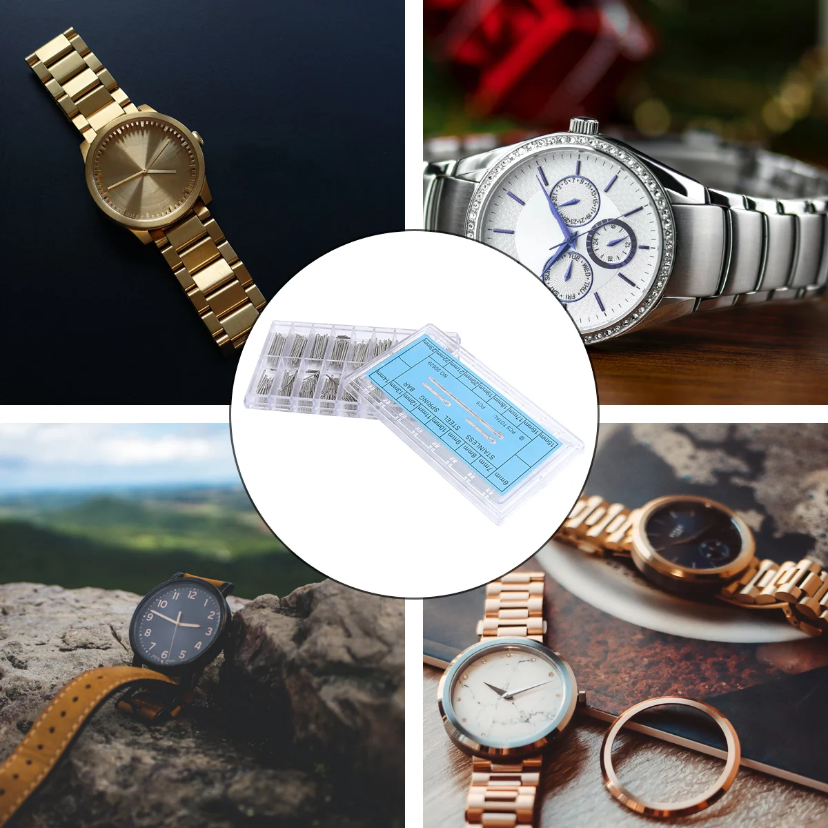 360 шт. ремешок для часов из нержавеющей стали пружинные стержни инструменты 18