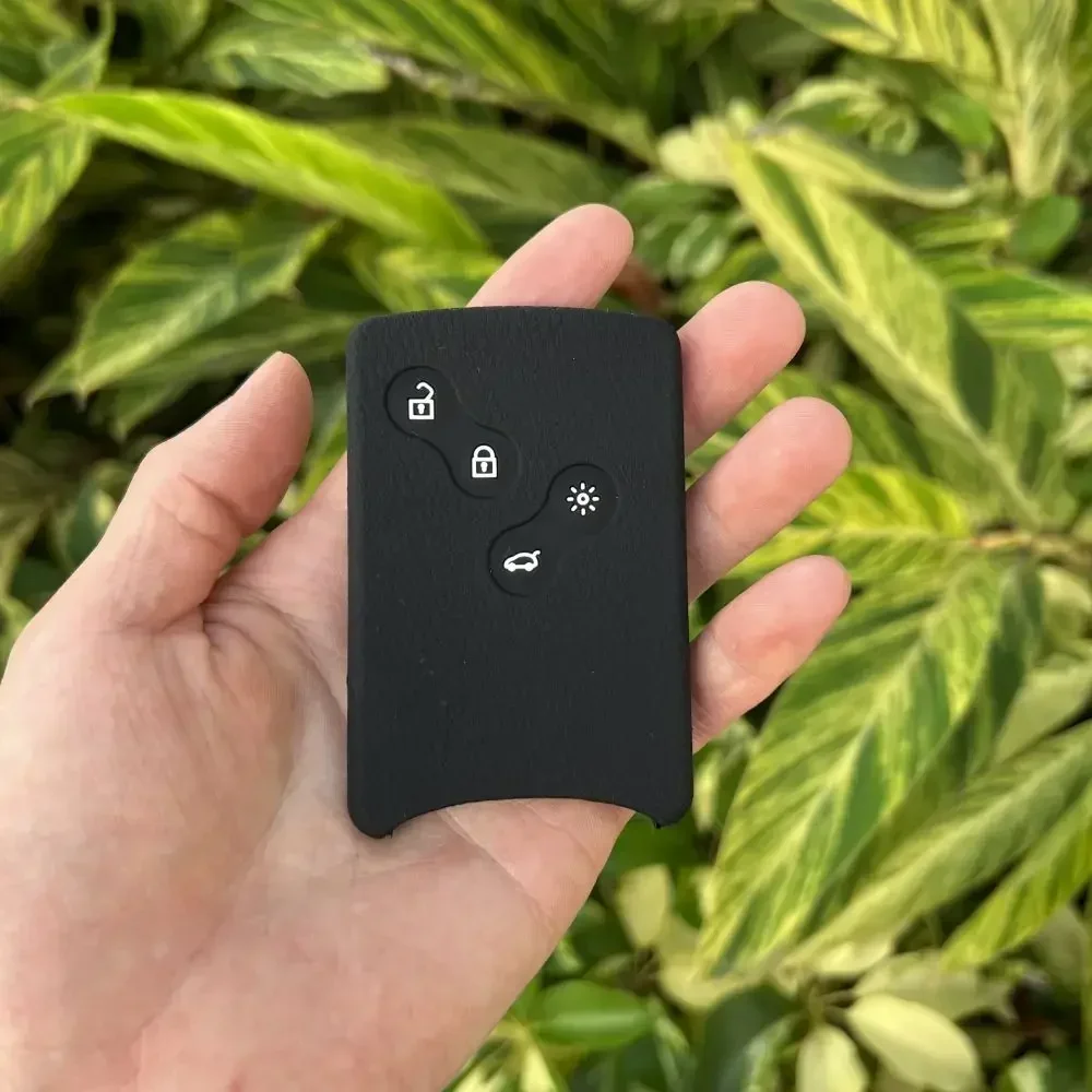 

4-кнопочный силиконовый чехол для автомобильного ключа, защитный чехол для Renault Kadjar Captur Clio Megane 2 3 4 RS Koleos Logan Scenic Duster Card