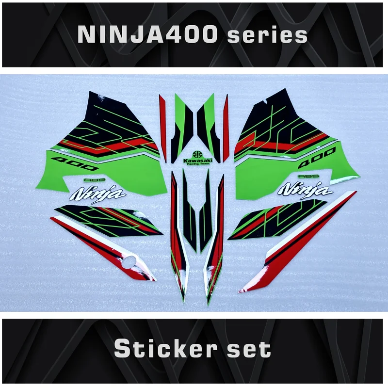 

Motorcycle Whole Car Fairing Sticker Decals Kit for NINJA400 NINJA 400 2023