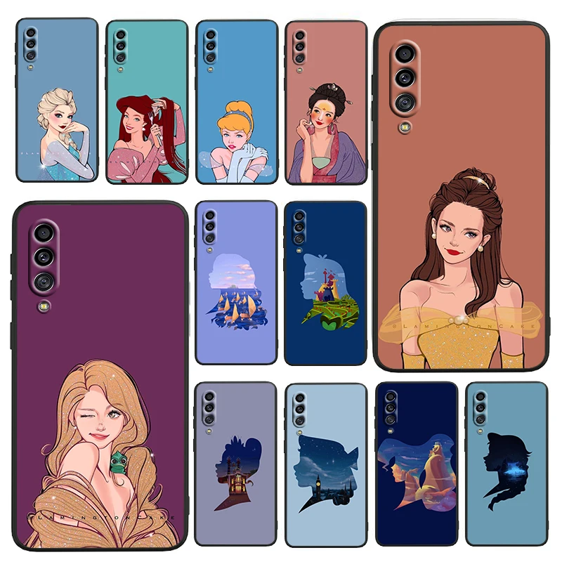 

Beautiful princess Phone Case For Samsung A32 A52 A52S A72 A02 A22 A03 A02S A03S A13 A53 A73 A23 A13 4G 5G Lite Core Black Back