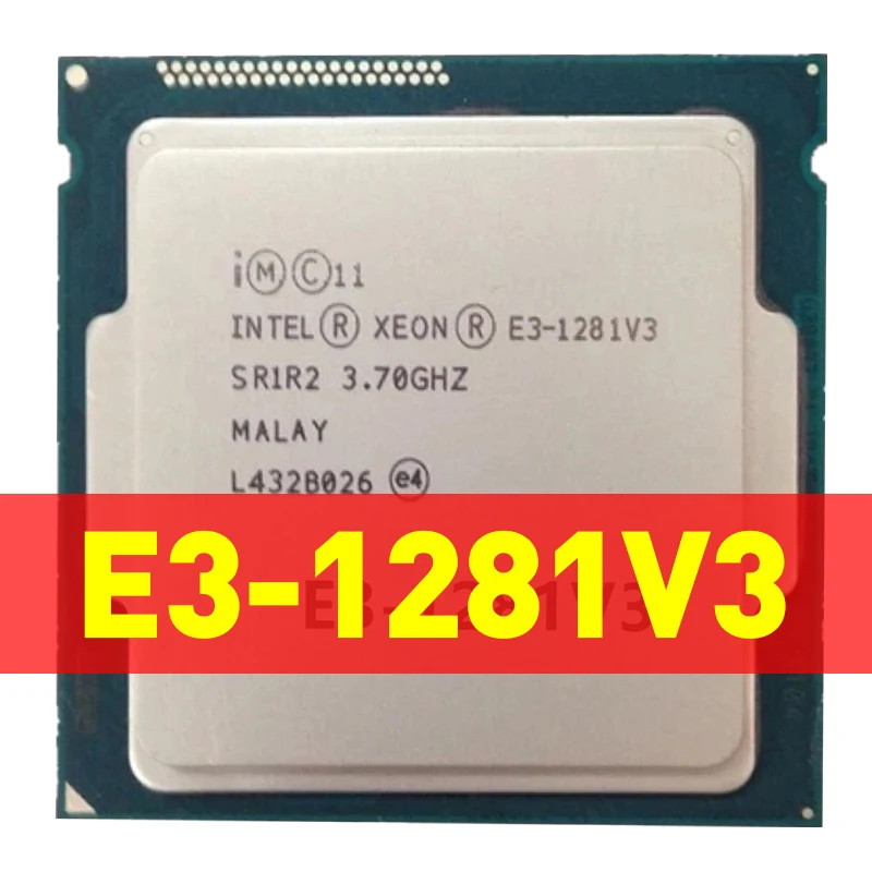 

Intel Xeon E3-1281v3 E3 1281v3 E3 1281 v3 3.7 GHz Quad-Core Eight-Thread CPU Processor L2=1M L3=8M 82W LGA 1150