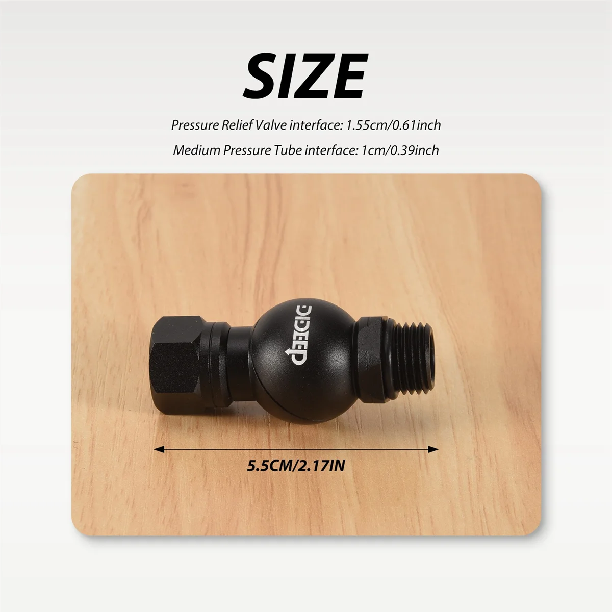 Универсальный адаптер для шланга с поворотом на 360 градусов