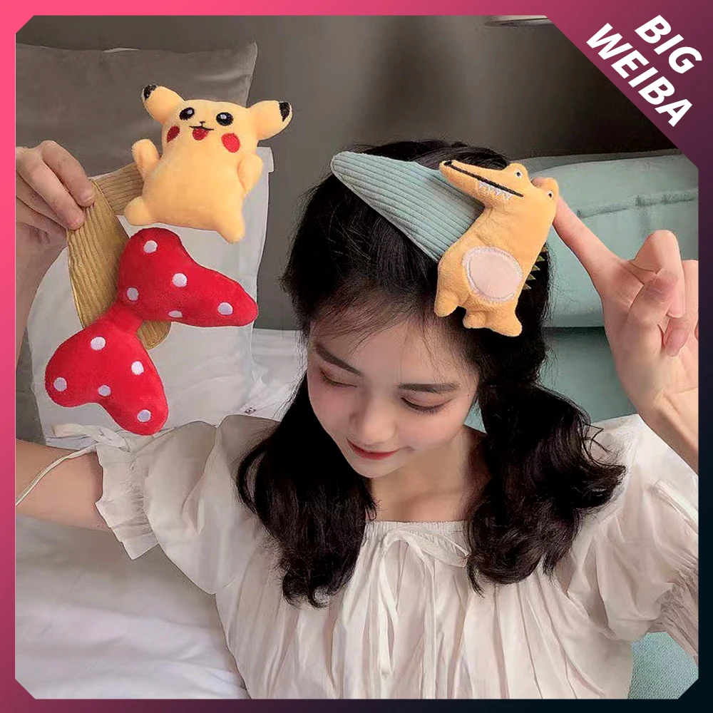 

Disney Big Plush Hairpins Cartoo Cute Animal Plush Hairpin Kawaii Bb Clip Hair Accessories Candy Color Girls Fashion Headwear