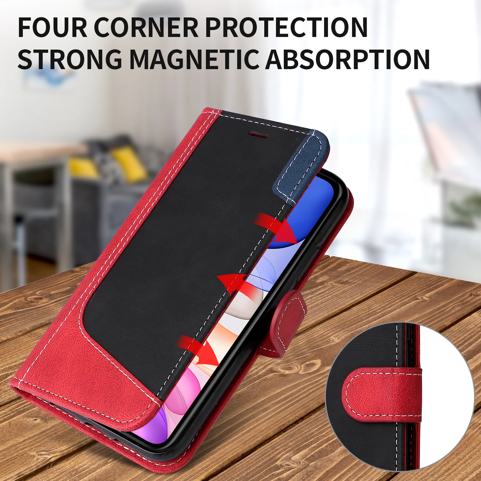 Фото Чехол-кошелек с откидным слотом для карт для Samsung Galaxy S10 Lite S9 S8 Plus S7 Edge Note 20 Ultra 10 Pro 5G 9 8 Xcover7, чехол с защитой от падения №4