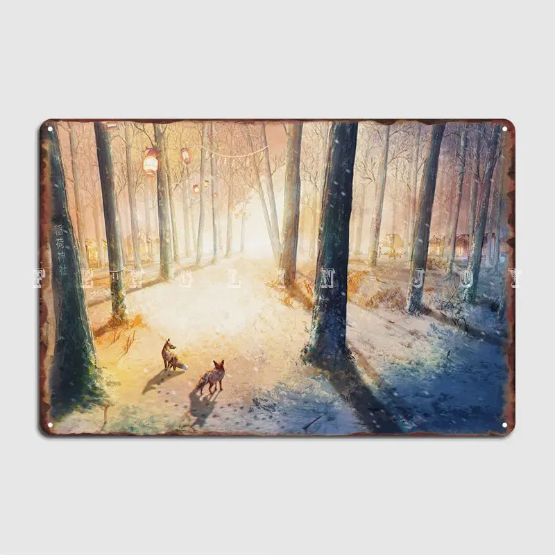 

Winter Escape Metal Sign Club Party Cinema Custom Plaques Tin Sign Posters