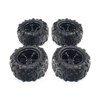 4pcs px 9300 21 rubber tire rc racing car tires 93009302 118 scale on road wheel rim fit for rc car