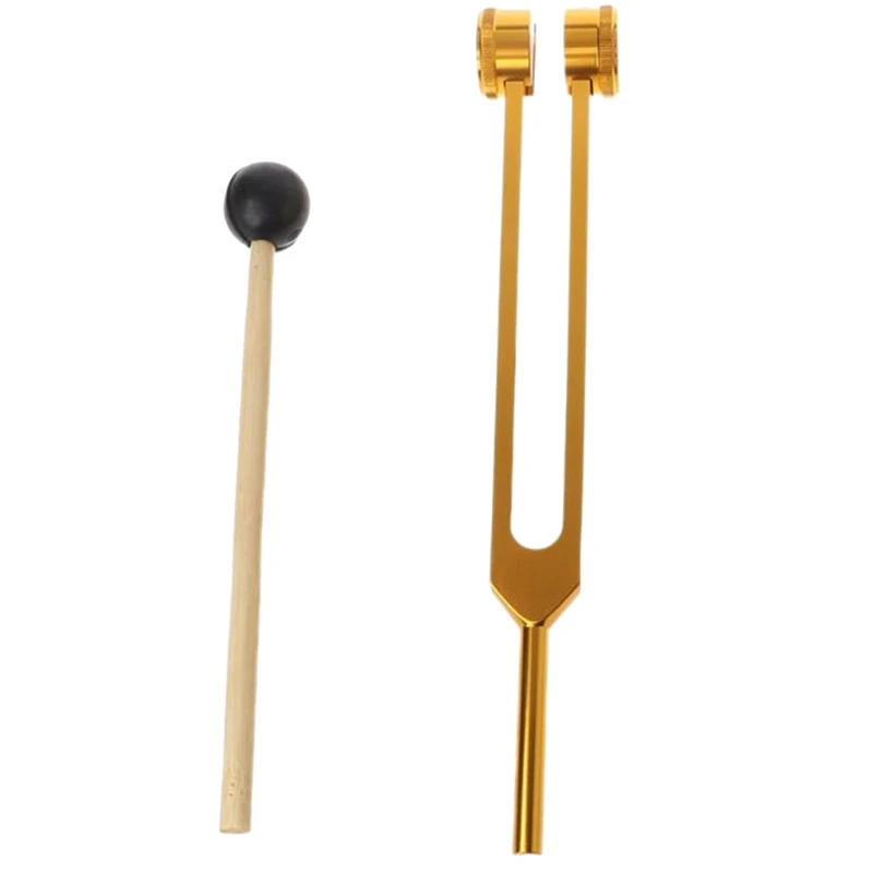 

128HZ C128 Tuning Fork Chakra Hammer Ball Diagnostic Tool For Sound Healing Therapy Health Care Healing