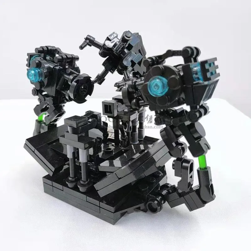 Роботы Moc строительные блоки игрушка удаление механического воина фигурка героя