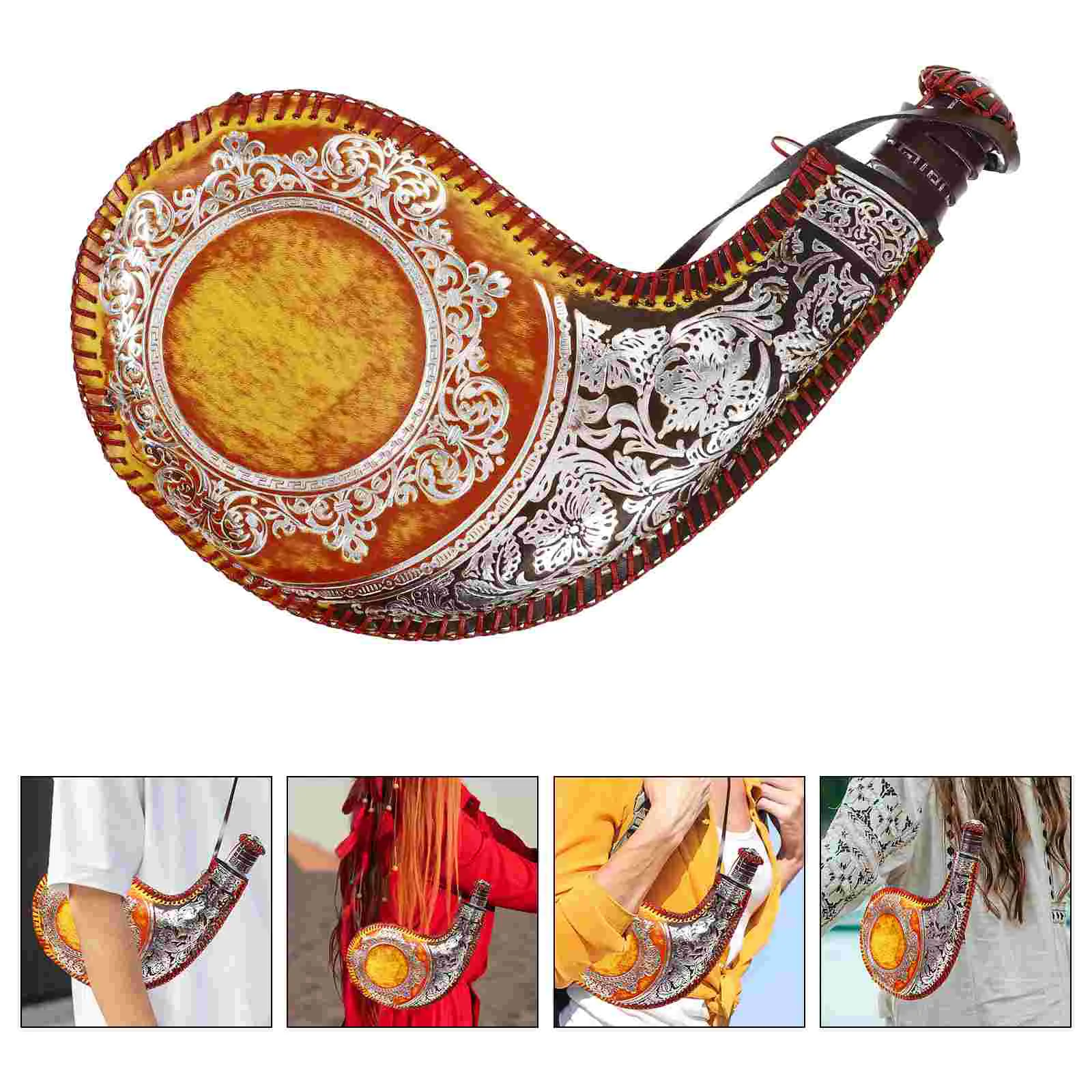 Древняя сумка для воды складные бутылки хранения жидкости колба Bota танцев