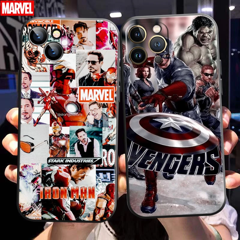 

For Apple iPhone 13 12 11 Pro Mini X XR XS Max SE 5 6 6S 7 8 Plus Phone Case Funda Black Silicone Cover Liquid Silicon Back