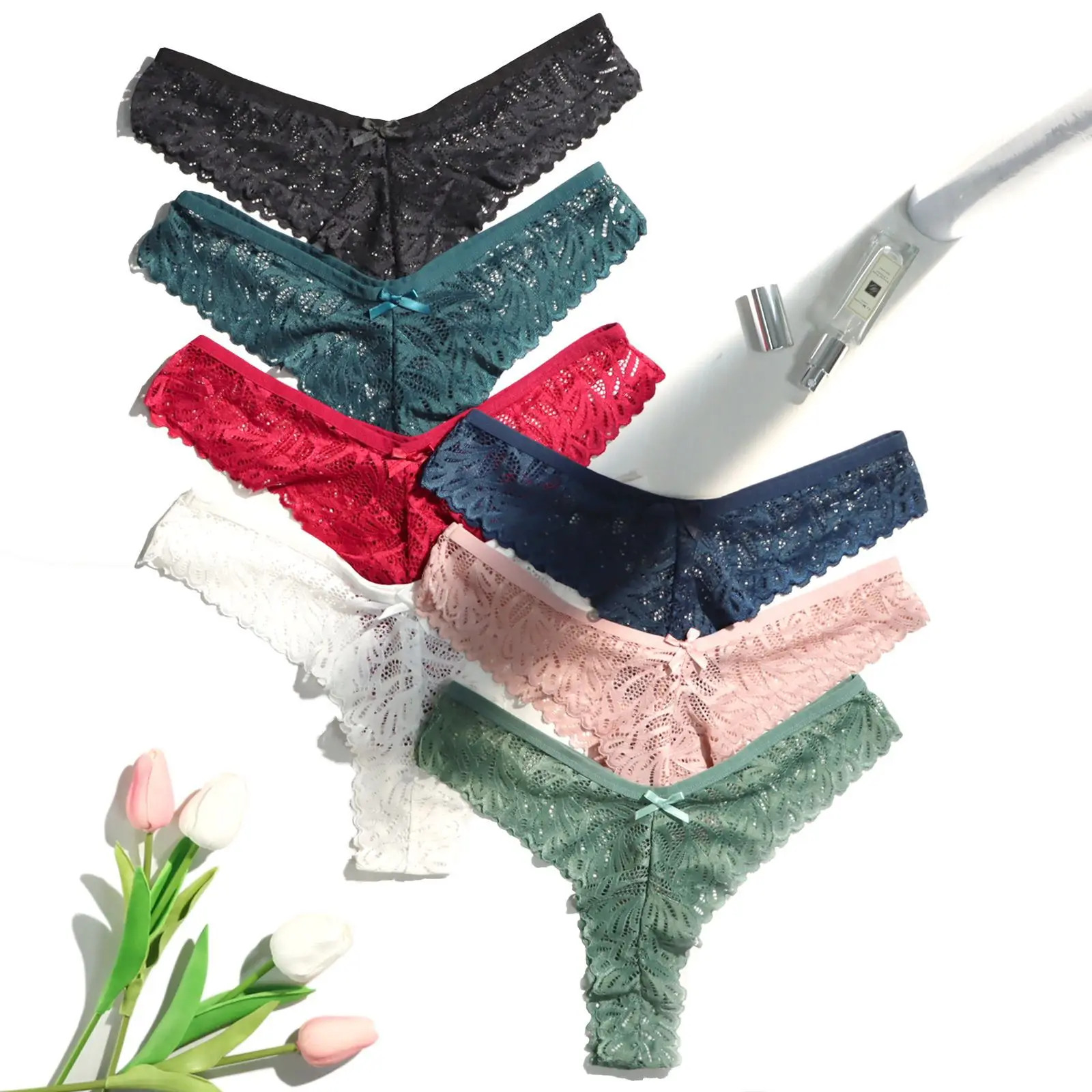 

Кружевные стринги, популярные в Европе и Америке, большие размеры, разноцветные трусики, сексуальные трусики для женщин