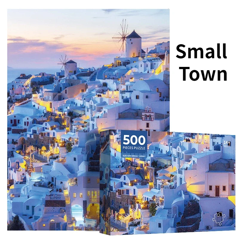 Пазлы бумажные для взрослых 38 х52 см 500 шт.