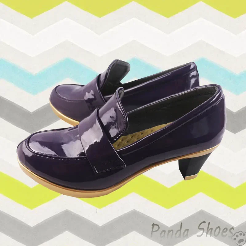 Re Zero Rem Ram Косплей ботинок черные