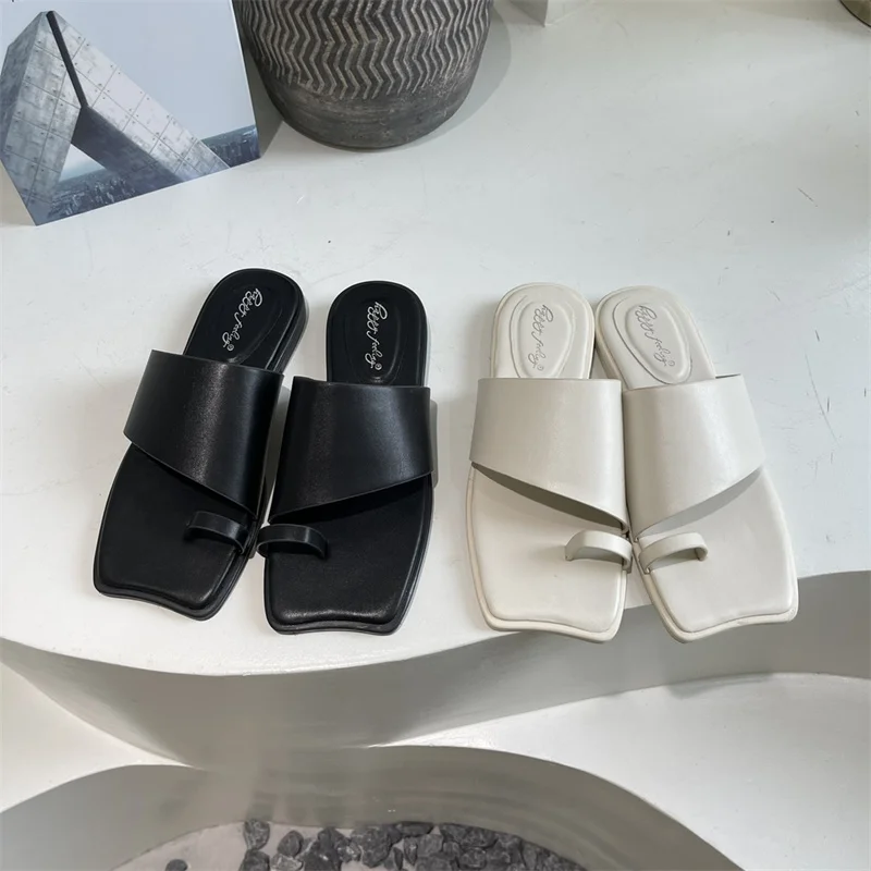 

Bailamos Women Slipper Brand New Summer Luxury Slipper Beach Sandals Slides Ladies Slip On Flat OutDoor Flip-Flops Zapato M