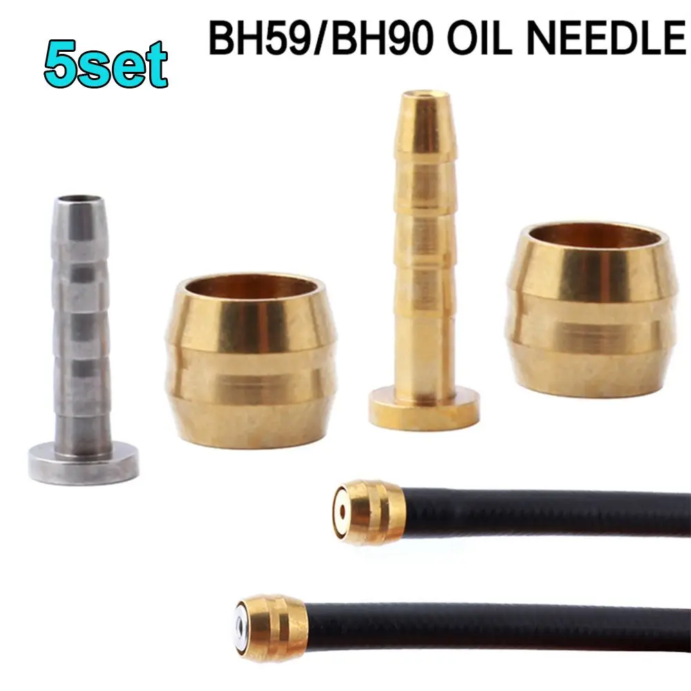 

5set BH90 Needle BH59 Connector Olive Sleeve Pressing ring Oil Tube Cover