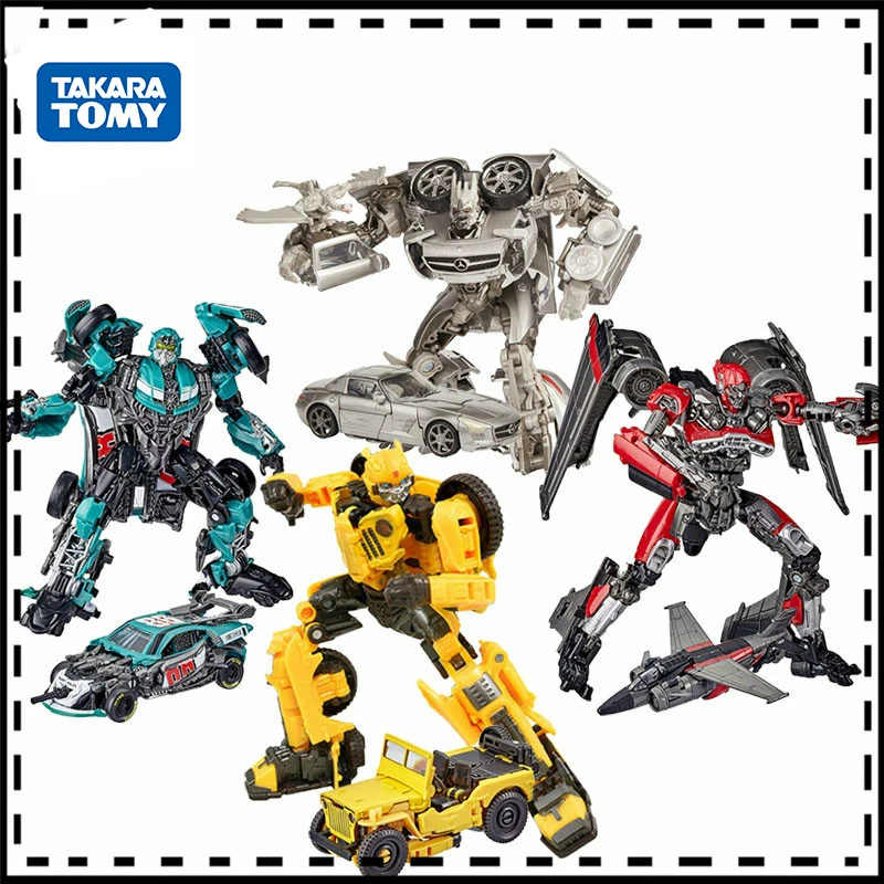 

Takara Tomy Transformers Toys Studio Series 57 Deluxe Offroad Bumblebee Action Figure Movie Roadbuster Shatter Soundwave Model