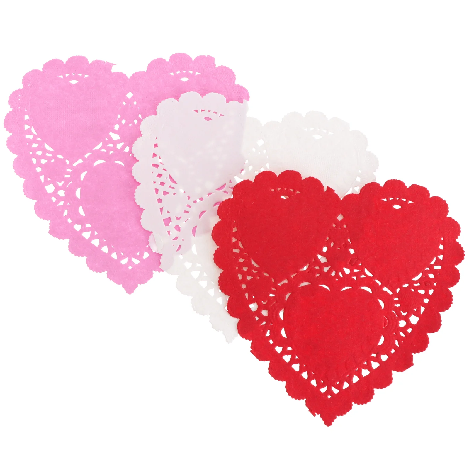 

Doilies Heart Paper Lace Sheets Cake Mini White Red Shaped Wax Wrapper Wedding Day Valentine Doilie Royal Wrap Deli Dessert