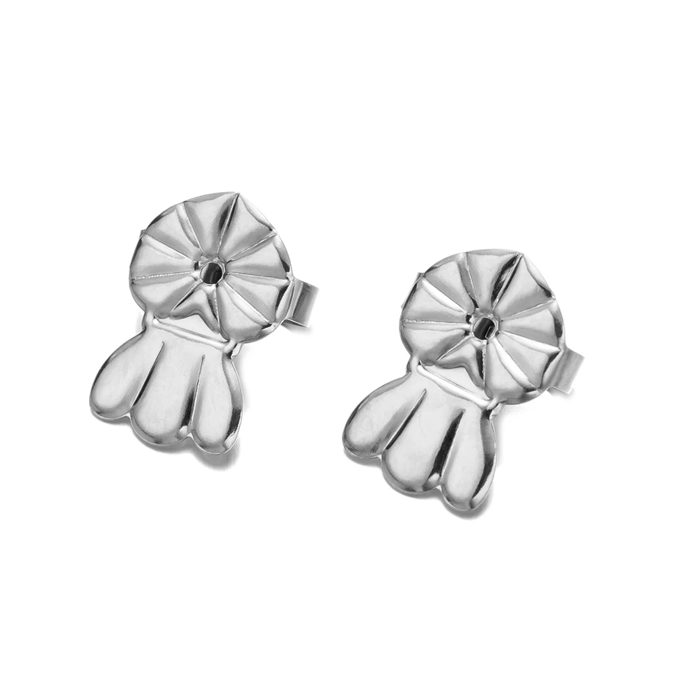 10 пар золотых сережек из нержавеющей стали безопасные застежки подъемники для