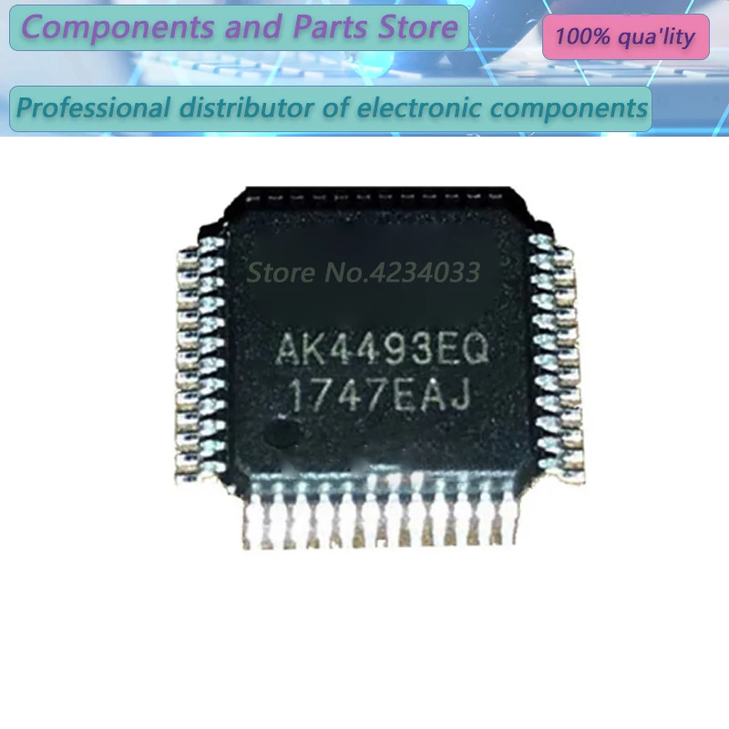 

(1-10 шт.) AK4493EQ AK4493E AK4493 QFP48 новый оригинальный запас