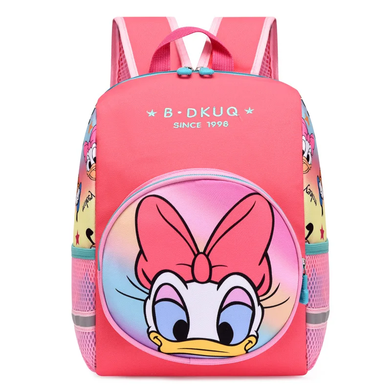 New Disney Marvel Frozen 2 School Backpack for Boy Girl Spiderman Donald Duck Cute Kindergarten Student School Bag Kids Backpack
