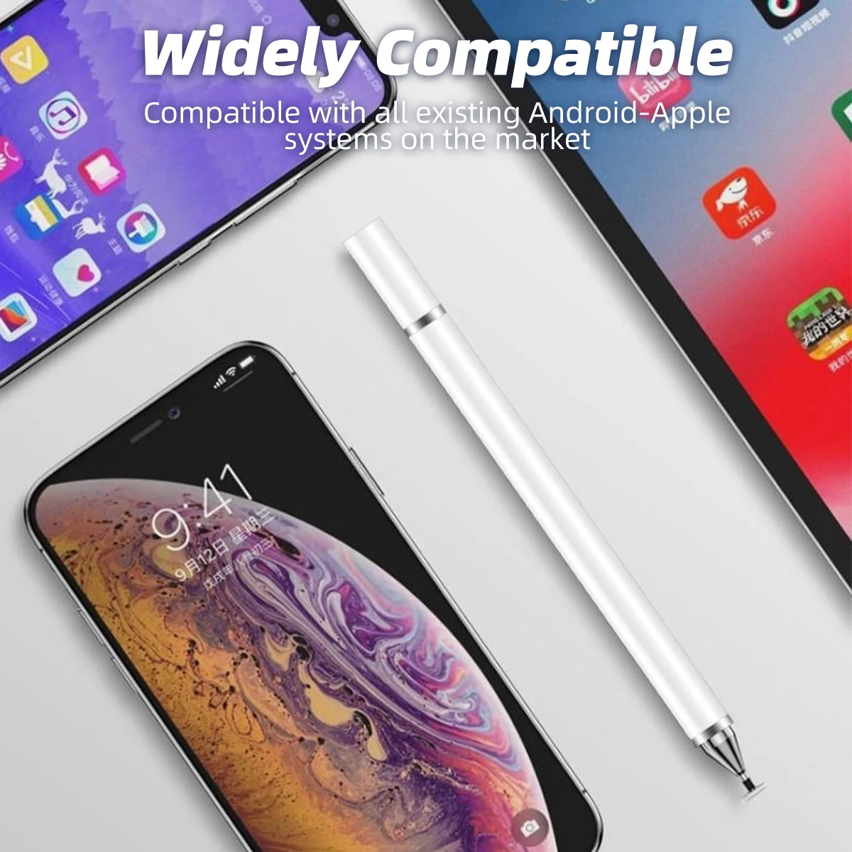 ANKNDO 2 в 1 Универсальный стилус для Xiaomi Samsung Android телефон ручка планшет рисунок