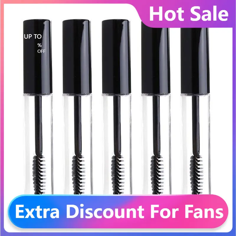 

Тушь для ресниц пустая, 10 мл, с серебряной крышкой, 1 шт.