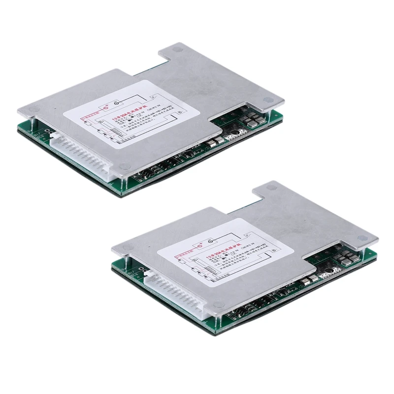 

Лидер продаж, защитная плата для литий-ионного аккумулятора 2X 13S 48V 30A, печатная плата BMS с балансирующим радиатором для электронного велосип...