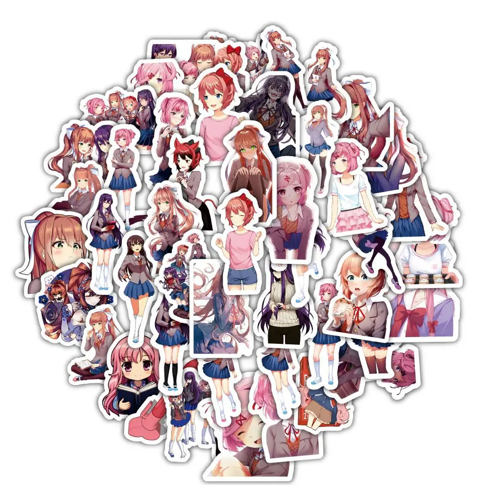 Фото НОВАЯ игра Новые декоративные водонепроницаемые наклейки DDLC №1