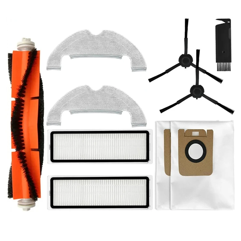 Для Dreame D10S Plus роликовая боковая щетка Hepa фильтр швабра тряпка мешок для пыли