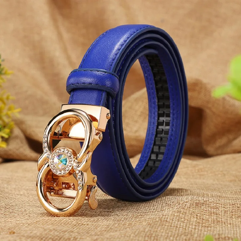 Новый Модный женский ремень с автоматической пряжкой Универсальный