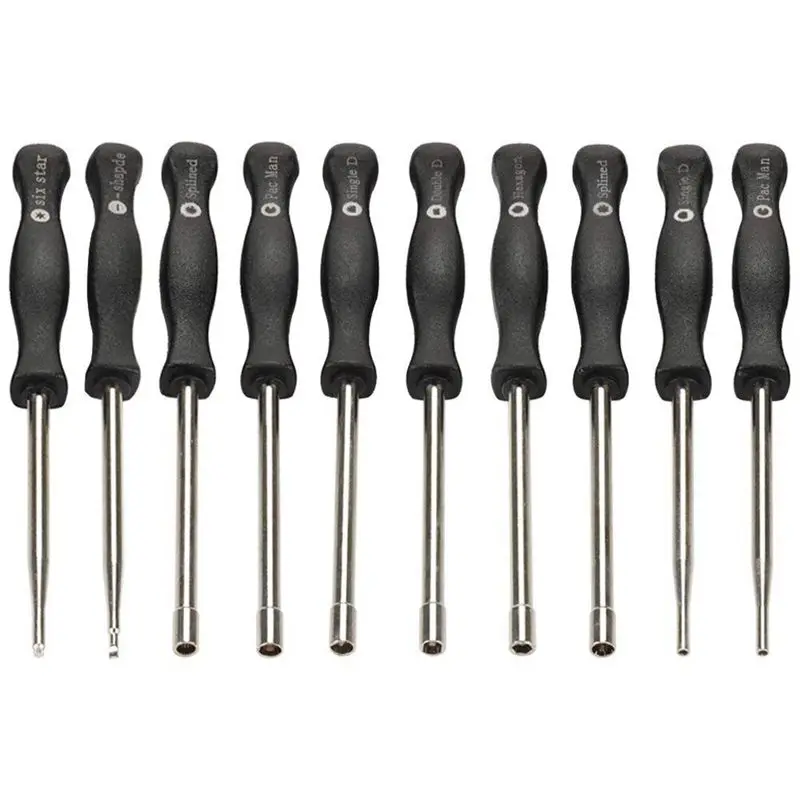 Регулировочный инструмент карбюратора с чистящей щеткой и иглой для общего двухтактного малогабаритного двигателя ECHO STIHL Poulan Husqvarna MTD.