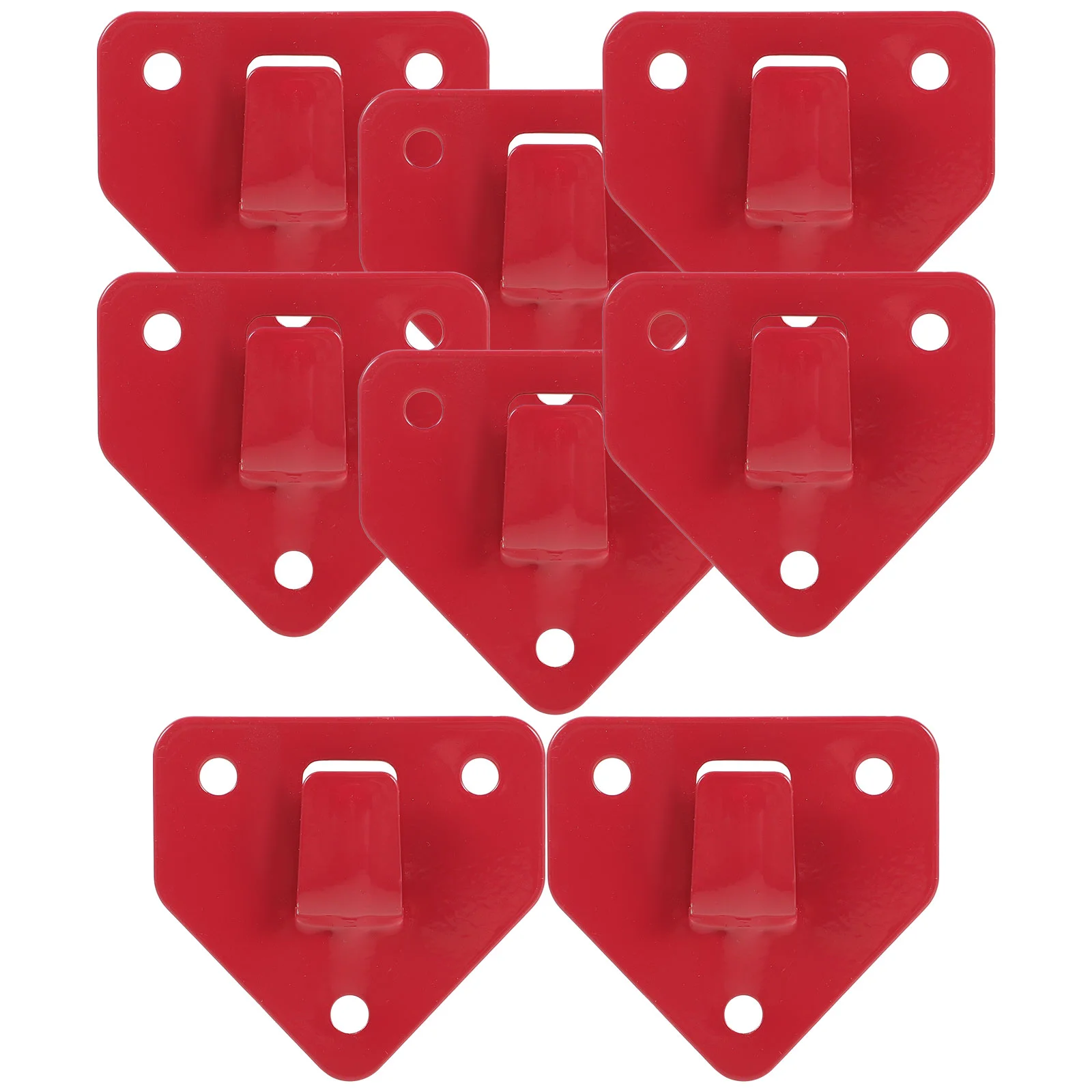 

8 Pcs Fire Extinguisher Holder Bracket Wall Mount Mounting Brackets Hook Wall-mounted
