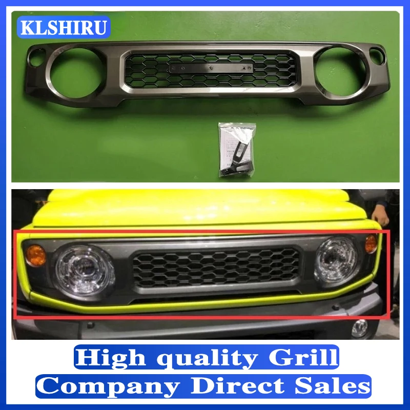 

Решетчатая решетка для автомобиля, гоночные решетки для Suzuki Jimny JB64 JB74 2018-2020, автомобильная Черная решетка с Сотами, передняя решетка, аксессу...